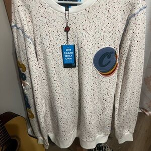 Colorful Speckled Crew Neck Sweater